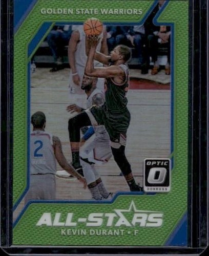 Kevin Durant [Lime Green] #3 2017 Panini Donruss Optic All-Stars card