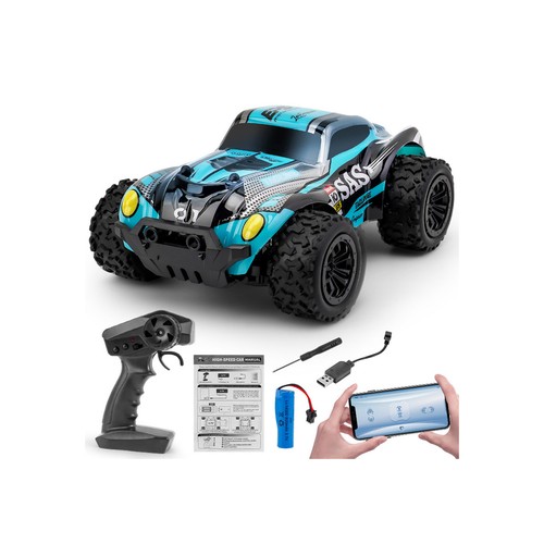 1:20 RC Cars 20km/h 2WD Alta Velocità RC Cars Giocattoli per Ragazzi Telecomando Auto 2.4G - Foto 14 di 15