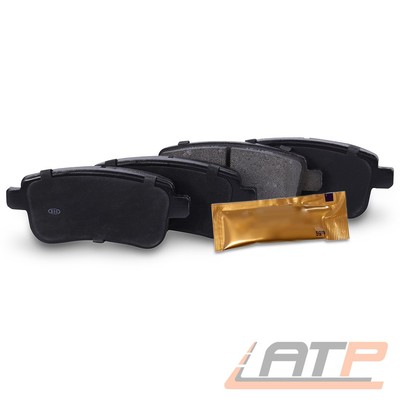 SATZ BREMSBELÄGE BREMSKLÖTZE HINTEN FÜR RENAULT GRAND SCENIC 3 JZ BJ 09-16