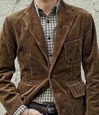 Brown corduroy relaxed fit blazer NEW Shipping Included