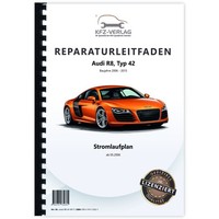 Audi R8, Typ 42 (06-15) Schaltplan, Stromlaufplan, Verkabelung, Elektrik, PläNe