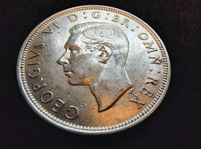 1937 - Half Crown Coin - George VI - 0.500 Silver