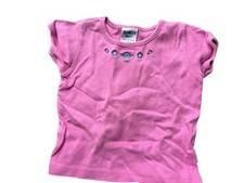 Vintage Osh Kosh 3t Cotton USA made short sleeve embrodiered shirt girls