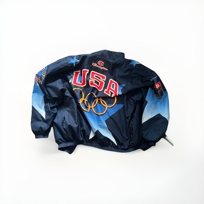 Vintage Champion USA Olympic Team Jacke 1996 Atlanta Olympia XL Windbreaker