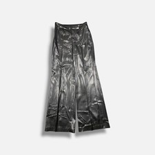 Alice + Olivia Women's Black Dylan High Waist Wide Leg Pants Size 8