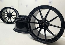 20” FERRARI 812 SUPERFAST F12 TDF SF90 RIMS WHEELS FACTORY OEM GLOSS Black  🔥🔥