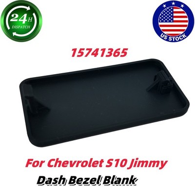 For S10 BLAZER Dash Bezel Air Bag Switch Delete Panel Insert Sonoma Jimmy 98-04 