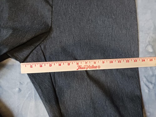 Alfani Pants Womens 16W Dark Heather Grey Skinny Stretch Tummy Control Plus - Picture 10 of 14