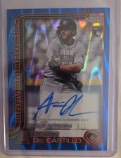 2025 Topps Chrome Update Series - Rookie Debut Autographs Adrian Del Castillo...