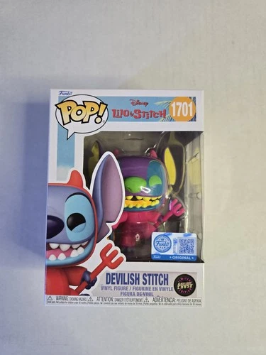 Funko Pop Disney Lilo & Stitch Devilish Stitch #1701 CHASE Funko EE Exclusive