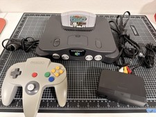 Nintendo 64 N64 Console Bundle w/ Controller , Cables And Free Game! TESTED