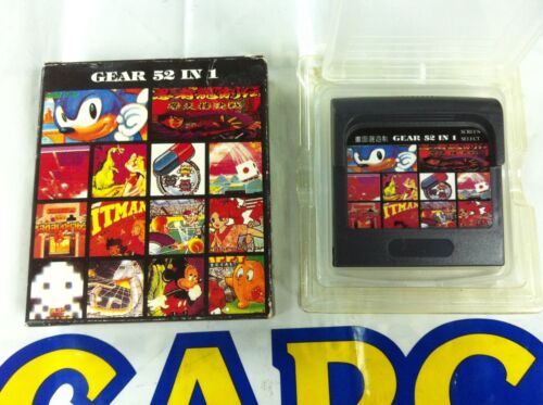 RARE !! SEGA GAME GEAR GAMES SUPER 52 IN 1 (BRAND NEW) - 第 1/3 張圖片