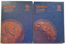 Whitman Lincoln Cent Coin Folder Set, Vol.  3 & 4, 1975-2015, Albums, Books
