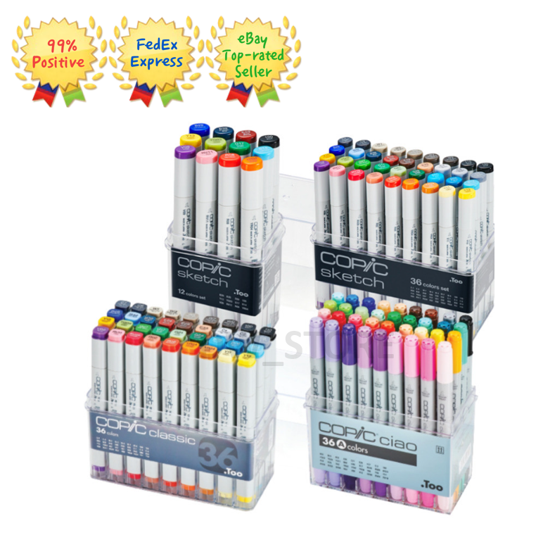Copic Sketch Marker 72 Color Set A, B, C, D, E / Express | eBay