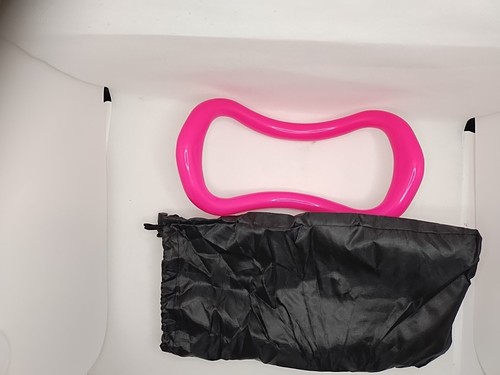 Y2 Lightweight Portable Yoga Pilates Ring Pink With Carrying Bag - Picture 6 of 6