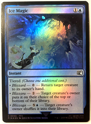 MTG Ice Magic (Foil) Final Fantasy 56 FFX FF10 NM