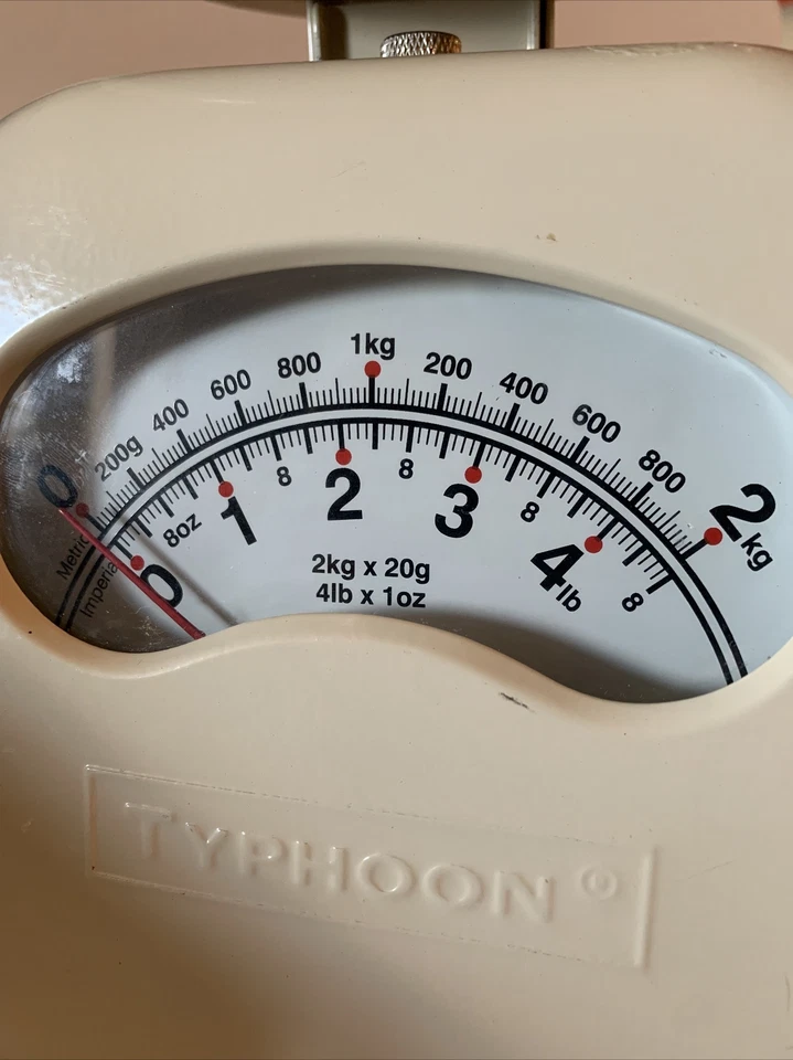 Typhoon 4lb 2kg Escala Crema Inoxidable Foto 4 de 4