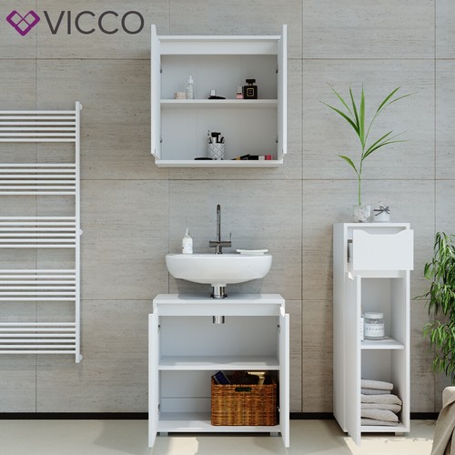 mobilier de salle de bains, armoire de toilette, meuble lavabo, Vicco Ruben - Bild 5 von 8