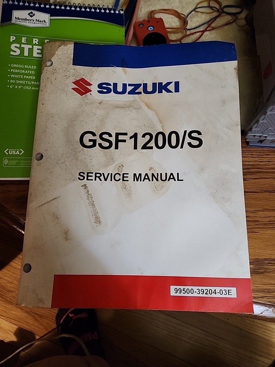 SUZUKI GSF1200/S SERVICE MANUAL 99500-39204-03E 2001-2005
