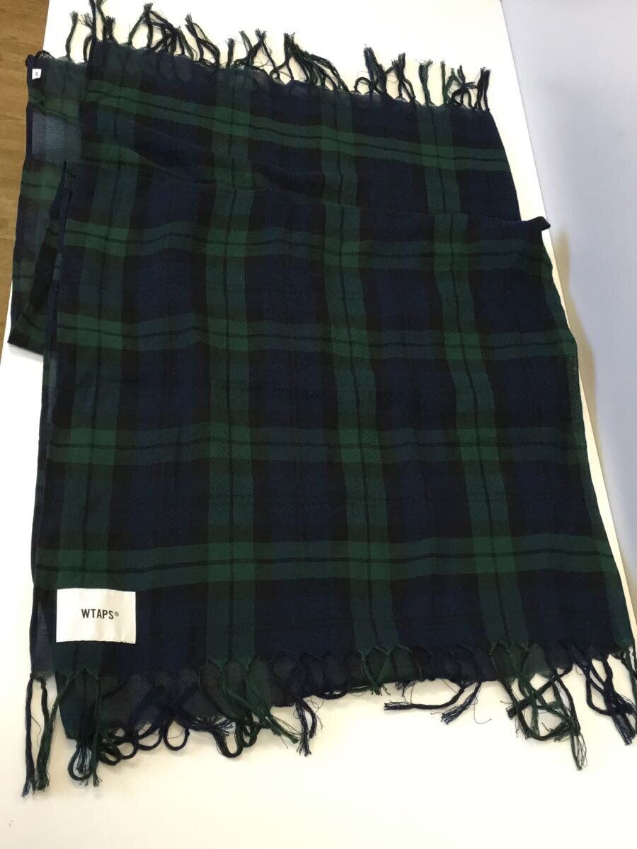 WTAPS 22aw Wrap Scarf Stole Cotton GRN Check Wrap Scarf WTAPS 22aw Wrap Scarf Stole Cotton GRN Check Wrap Scarf