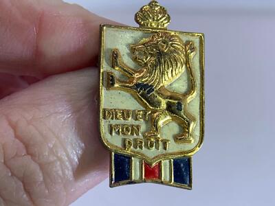 BRITTISH War Relief Society Vintage Gold VERMEIL Tack Pin V-4443 | eBay
