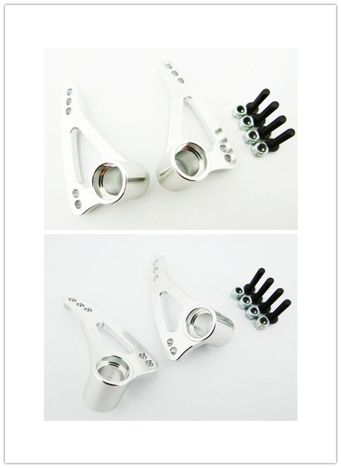 Aluminium Front Multi-Mount Rocker Arms Für 1/10 RC REVO E-REVO SUMMIT – 1 Paar, Silber, 6061-T6