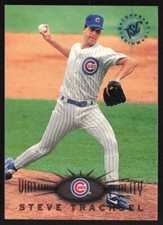 1995 Stadium Club Virtual Reality Steve Trachsel RC #50 Chicago Cubs
