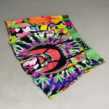 PSD (3 PACK) Neon Cannabis Men's Boxer Briefs Large NEON CANNABIS