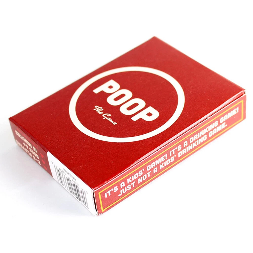 POOP Public Restroom Edition Family Friendly Card Game 25, 48 OFF
