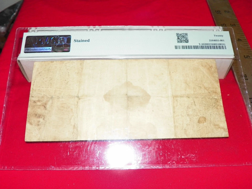 $1.00 *CONFEDERATE STATES 1862* -- t-44 -- PMG 20 --#6476 - Image 2 of 2