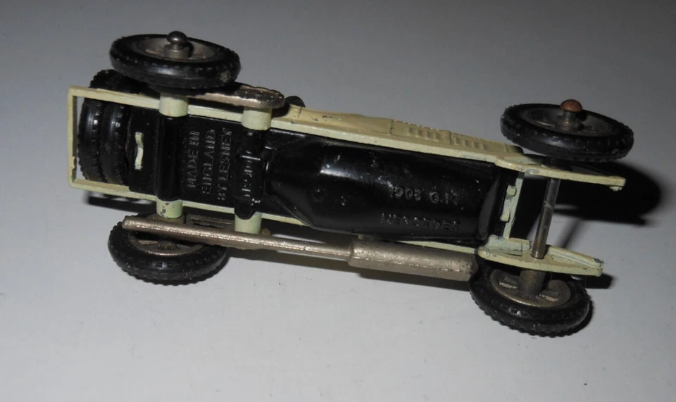 LESNEY MATCHBOX # 10 MODELLO D'EPOCA 1908 GRAN PREMIO MERCEDES - Immagine 3 di 3