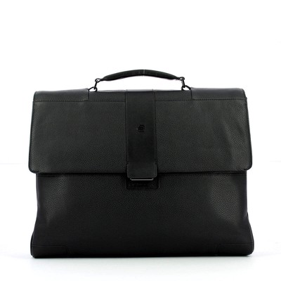 NEW Piquadro - Computer Briefcase 15.6 Ili - CA3995S86 - NERO AUTHENTIC NWT