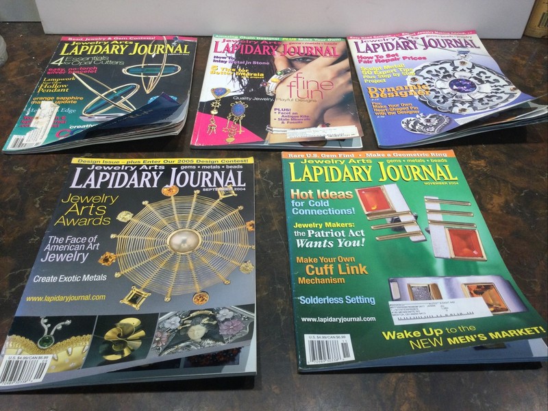 Lapidary Journal 2004 Feb, March, April, Sept., Nov.