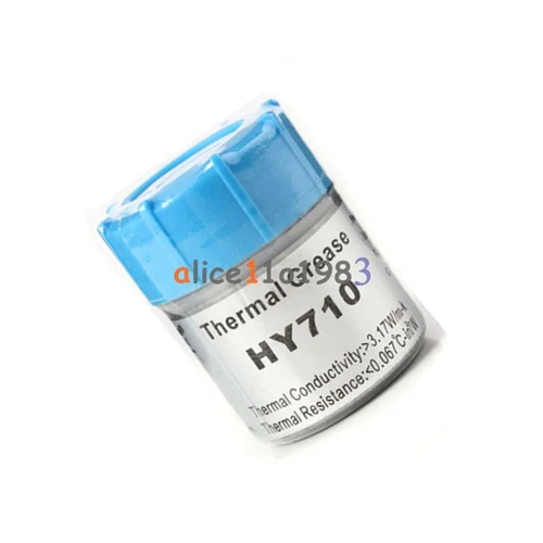 10pcs 20g Silver Thermal Grease Paste Compound Chipset Cooling For CPU GPU HY710