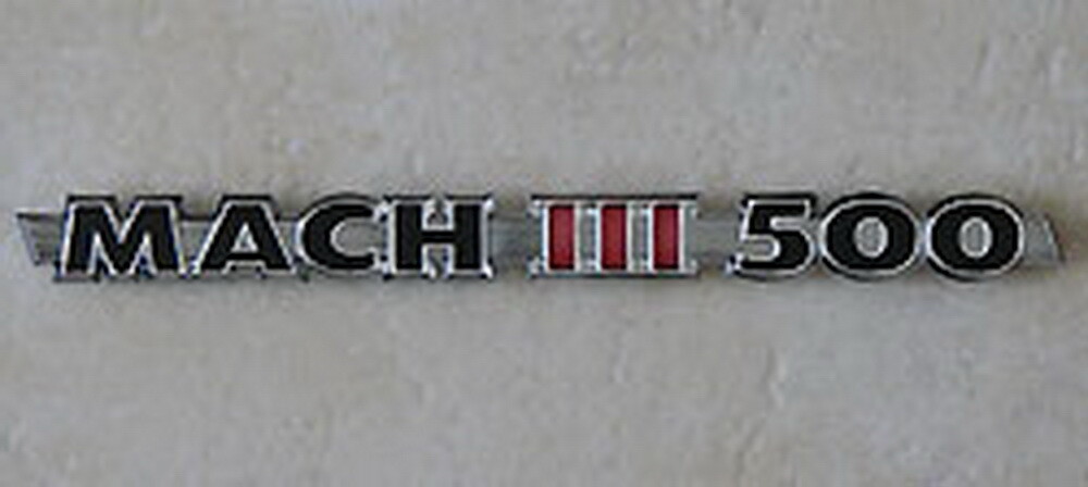 Remplacez votre monogramme usé avec le sigle de cache latéral KAWASAKI 500 H1 1970