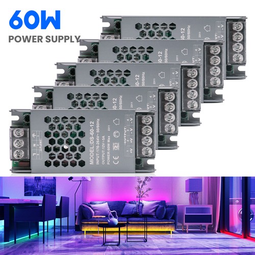 DC 12V 24V LED Transformador Fuente de alimentación conmutada Tira LED Transformador 60W-400W - Imagen 20 de 34