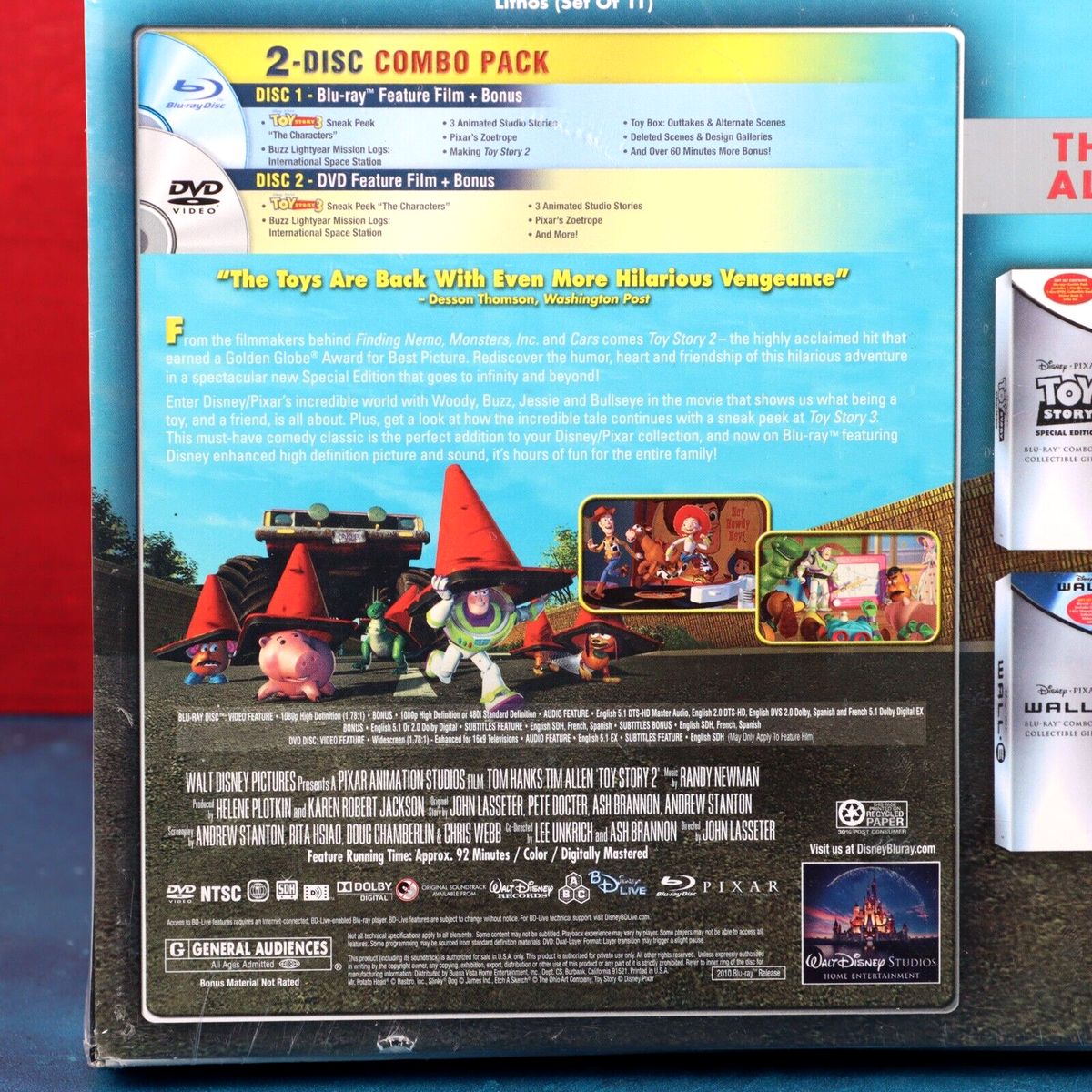 Toy Story 2 Disney Pixar Limited Edition Gift Set Includes 1 Disc