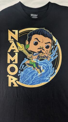 Camiseta Funko Pop Para Hombre Talla-2XL Negra Marvel Coleccionista Exclusiva Wakanda Forever - Imagen 5 de 6
