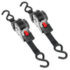 Pack of 2 x Sealey ATD25301 Auto Retract Ratchet Tie Down Straps 25mm X 3 Metre