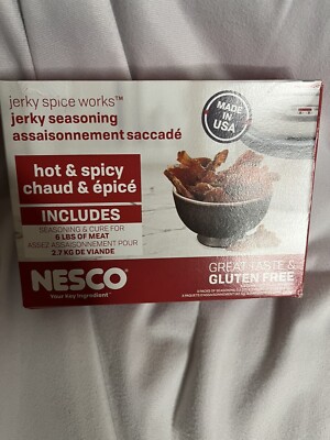 NESCO BJH6 Jerky Spice Work and Spicy Flavor