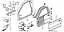 Cerniera originale Honda B porta anteriore 67450-SM4-K01ZZ OEM - Foto 2 di 2