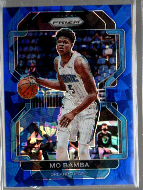 2021-22 Panini Prizm Prizms Blue Ice #42 Mo Bamba /125