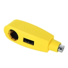 OXFORD LEVERLOCK MOTORCYCLE THROTTLE LOCK YELLOW