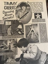 Timothy Gibbs, Timmy, Full Page Vintage Clipping, a