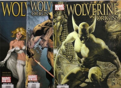 3 Wolverine Origins Comics 3 Reg Quesada Variant VFNM NM- 5 NM Marvel Books 2006