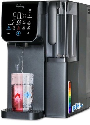 iSpring RCD100HCG Heiß & Kalt Umkehrosmoseanlage Arbeitsplatte Brandneu