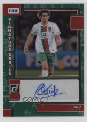 2022 Panini Donruss Signature Series Dragon Prizm /8 Tiago Mendes #SS-TGO Auto