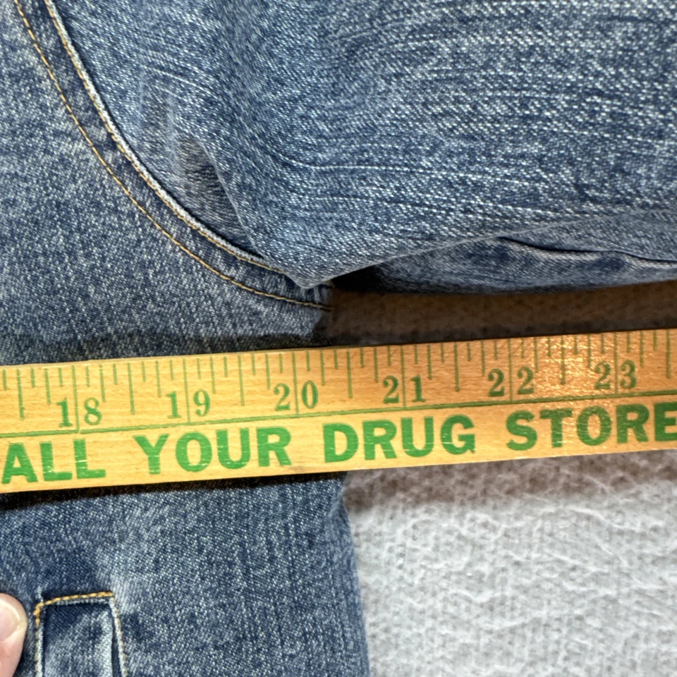 Chaqueta vaquera de camionero para mujer Marvin Richards talla M líneas de piel sintética abrigo delantero con botones Foto 3 de 4