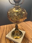 Fenton Amber Rose Student Lamp — photo 5