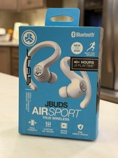 JLab JBuds Air Sport True Wireless In-Ear Earbuds New White FACTORY SEALED